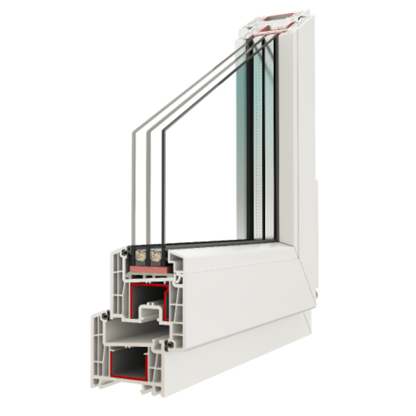Пластиковые окна из профиля Brusbox 70-6 Class A в Гомеле